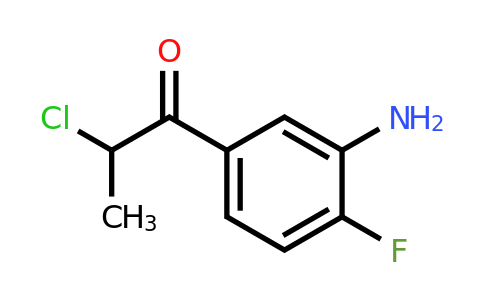 1804401-26-0 | 1-(3-Amino-4-fluorophenyl)-2-chloropropan-1-one