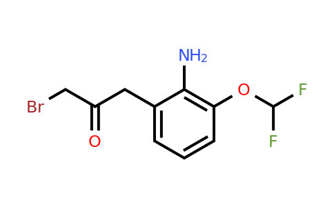 1804401-42-0 | 1-(2-Amino-3-(difluoromethoxy)phenyl)-3-bromopropan-2-one