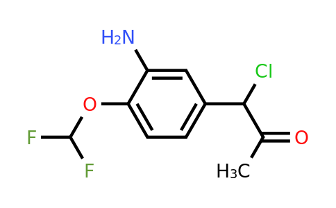 1804401-46-4 | 1-(3-Amino-4-(difluoromethoxy)phenyl)-1-chloropropan-2-one