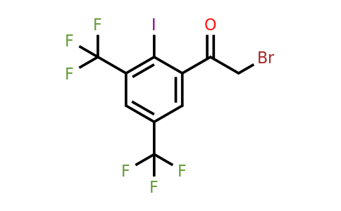 1804401-58-8 | 3',5'-Bis(trifluoromethyl)-2'-iodophenacyl bromide
