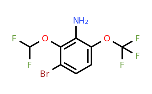 1804401-71-5 | 3-Bromo-2-difluoromethoxy-6-(trifluoromethoxy)aniline