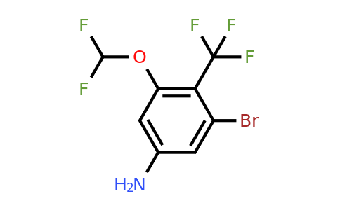 1804402-24-1 | 3-Bromo-5-difluoromethoxy-4-(trifluoromethyl)aniline