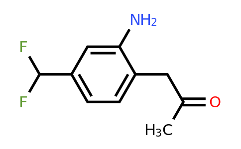 1804402-28-5 | 1-(2-Amino-4-(difluoromethyl)phenyl)propan-2-one