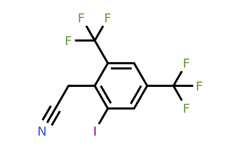 1804402-33-2 | 2,4-Bis(trifluoromethyl)-6-iodophenylacetonitrile