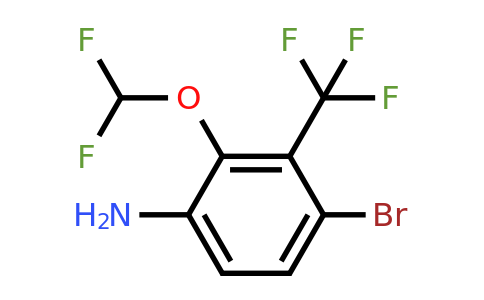 1804402-35-4 | 4-Bromo-2-difluoromethoxy-3-(trifluoromethyl)aniline