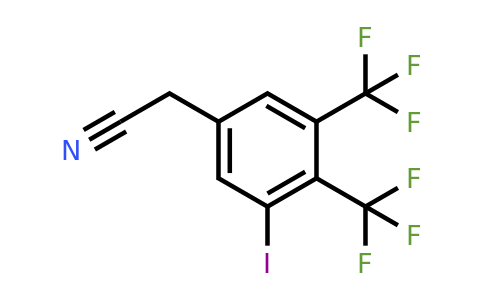 1804402-48-9 | 3,4-Bis(trifluoromethyl)-5-iodophenylacetonitrile