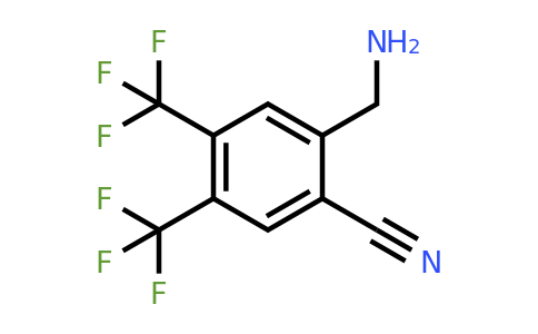4,5-Bis(trifluoromethyl)-2-cyanobenzylamine