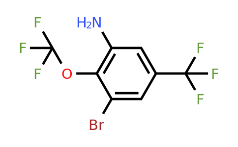 1804403-07-3 | 3-Bromo-2-trifluoromethoxy-5-(trifluoromethyl)aniline