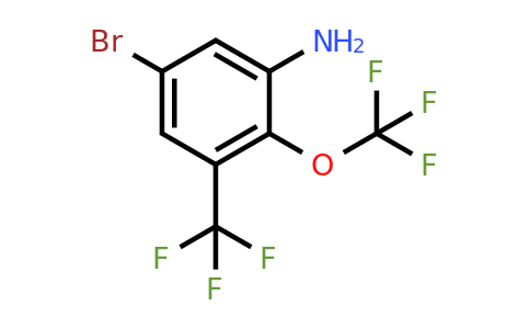 1804403-15-3 | 5-Bromo-2-trifluoromethoxy-3-(trifluoromethyl)aniline
