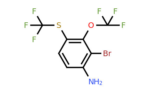 1804403-21-1 | 2-Bromo-3-trifluoromethoxy-4-(trifluoromethylthio)aniline