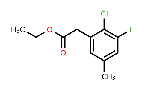 1804404-56-5 | Ethyl 2-chloro-3-fluoro-5-methylphenylacetate