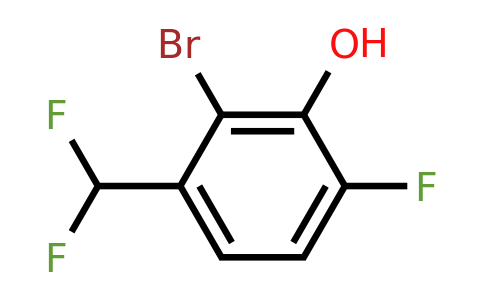 1804404-62-3 | 2-Bromo-4-fluoro-3-hydroxybenzodifluoride