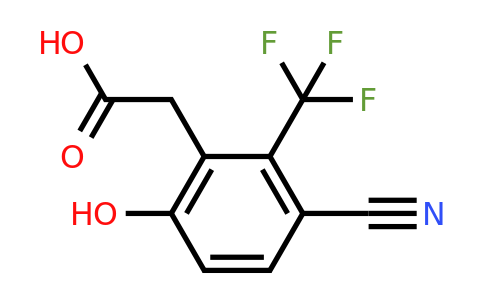 1804404-96-3 | 3-Cyano-6-hydroxy-2-(trifluoromethyl)phenylacetic acid