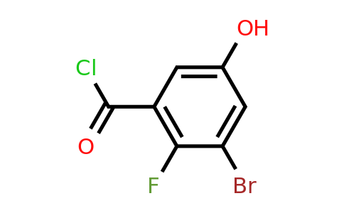 1804405-28-4 | 3-Bromo-2-fluoro-5-hydroxybenzoyl chloride