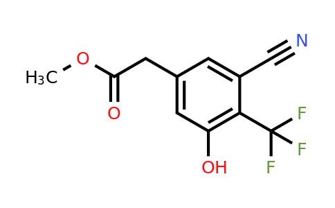 1804405-29-5 | Methyl 3-cyano-5-hydroxy-4-(trifluoromethyl)phenylacetate