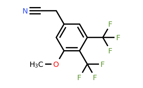 1804405-53-5 | 3,4-Bis(trifluoromethyl)-5-methoxyphenylacetonitrile