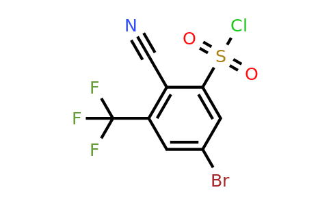 1804405-77-3 | 5-Bromo-2-cyano-3-(trifluoromethyl)benzenesulfonyl chloride