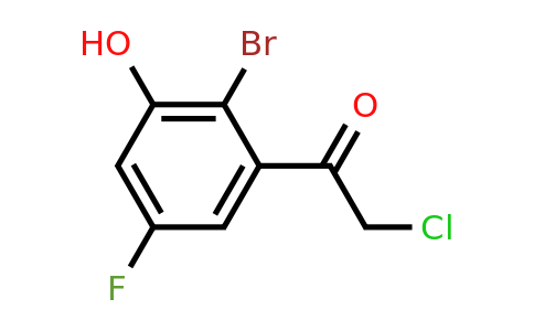 1804406-16-3 | 2'-Bromo-5'-fluoro-3'-hydroxyphenacyl chloride