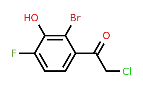 1804406-22-1 | 2'-Bromo-4'-fluoro-3'-hydroxyphenacyl chloride