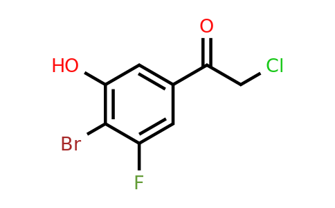 1804406-31-2 | 4'-Bromo-3'-fluoro-5'-hydroxyphenacyl chloride