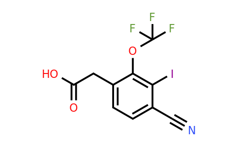 1804406-39-0 | 4-Cyano-3-iodo-2-(trifluoromethoxy)phenylacetic acid