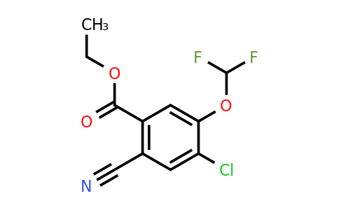 1804406-53-8 | Ethyl 4-chloro-2-cyano-5-(difluoromethoxy)benzoate