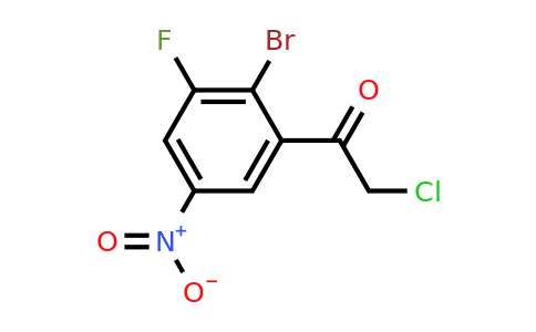 1804406-69-6 | 2'-Bromo-3'-fluoro-5'-nitrophenacyl chloride