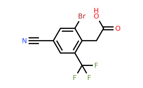 1804406-73-2 | 2-Bromo-4-cyano-6-(trifluoromethyl)phenylacetic acid
