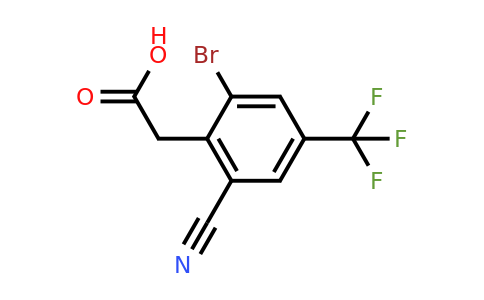 1804406-83-4 | 2-Bromo-6-cyano-4-(trifluoromethyl)phenylacetic acid