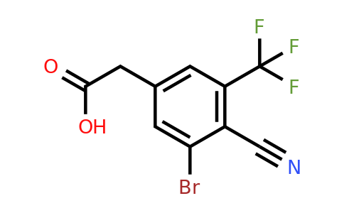1804406-92-5 | 3-Bromo-4-cyano-5-(trifluoromethyl)phenylacetic acid