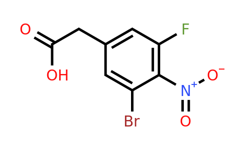 1804407-08-6 | 3-Bromo-5-fluoro-4-nitrophenylacetic acid