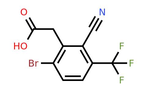 1804407-24-6 | 6-Bromo-2-cyano-3-(trifluoromethyl)phenylacetic acid