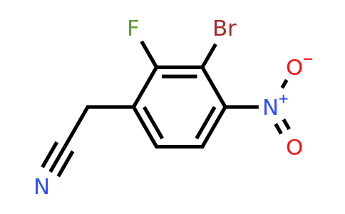 1804407-28-0 | 3-Bromo-2-fluoro-4-nitrophenylacetonitrile