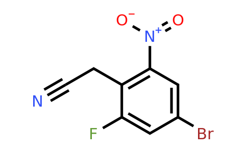 1804407-33-7 | 4-Bromo-2-fluoro-6-nitrophenylacetonitrile
