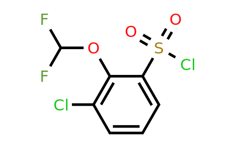 1804407-71-3 | 3-Chloro-2-(difluoromethoxy)benzenesulfonyl chloride