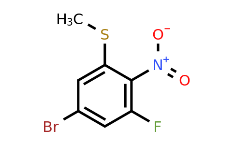 1804407-74-6 | 5-Bromo-3-fluoro-2-nitrothioanisole