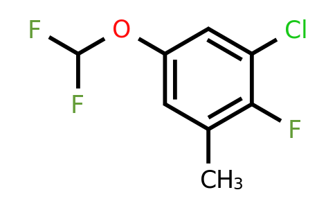 1804408-02-3 | 3-Chloro-5-difluoromethoxy-2-fluorotoluene