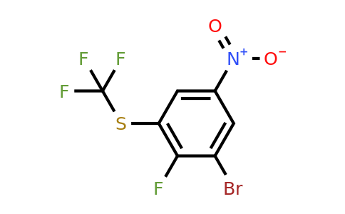 1804408-07-8 | 1-Bromo-2-fluoro-5-nitro-3-(trifluoromethylthio)benzene