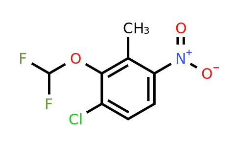 1804408-70-5 | 3-Chloro-2-difluoromethoxy-6-nitrotoluene