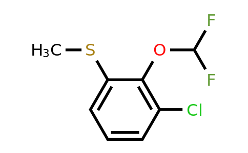 1804409-03-7 | 3-Chloro-2-(difluoromethoxy)thioanisole