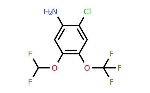 1804409-14-0 | 2-Chloro-5-difluoromethoxy-4-(trifluoromethoxy)aniline