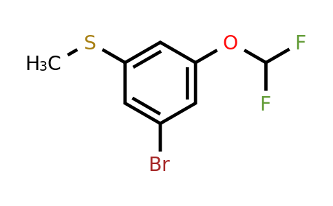 1804409-50-4 | 3-Bromo-5-(difluoromethoxy)thioanisole