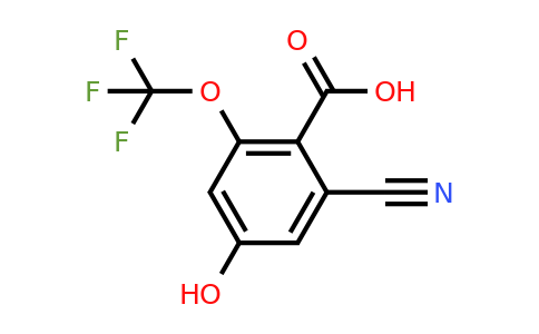 1804409-61-7 | 2-Cyano-4-hydroxy-6-(trifluoromethoxy)benzoic acid