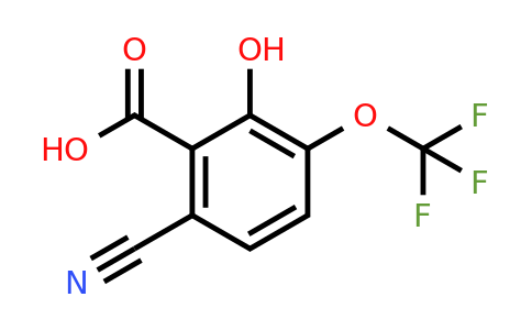 1804409-84-4 | 6-Cyano-2-hydroxy-3-(trifluoromethoxy)benzoic acid