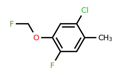 1804410-23-8 | 2-Chloro-5-fluoro-4-(fluoromethoxy)toluene