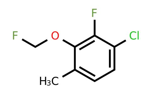 1804410-24-9 | 4-Chloro-3-fluoro-2-(fluoromethoxy)toluene