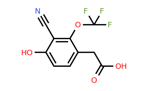 1804410-74-9 | 3-Cyano-4-hydroxy-2-(trifluoromethoxy)phenylacetic acid