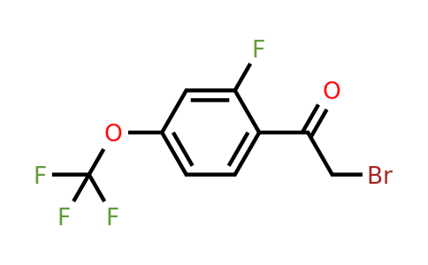 1804410-85-2 | 2'-Fluoro-4'-(trifluoromethoxy)phenacyl bromide
