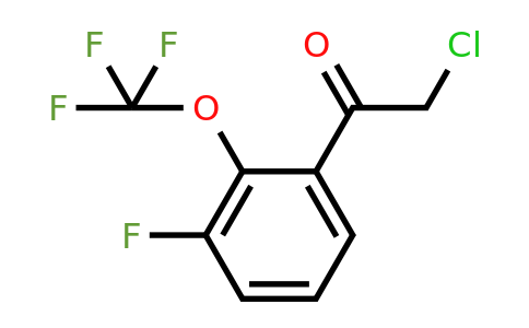 1804410-86-3 | 3'-Fluoro-2'-(trifluoromethoxy)phenacyl chloride