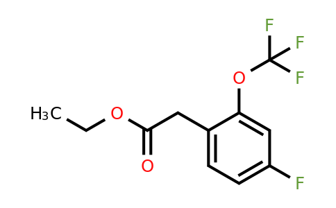 1804410-88-5 | Ethyl 4-fluoro-2-(trifluoromethoxy)phenylacetate